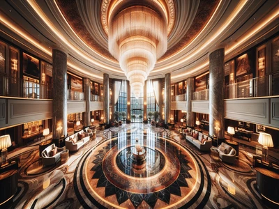 Hotel lobby